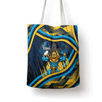 Titans Rugby Mascot Tote Bag Fierce Athlete Graphic in Sports Style