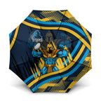 Titans Rugby Mascot Umbrella Fierce Athlete Graphic in Sports Style