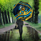 Titans Rugby Mascot Umbrella Fierce Athlete Graphic in Sports Style