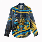 Titans Rugby Mascot Women Casual Shirt Fierce Athlete Graphic in Sports Style