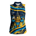 Titans Rugby Mascot Women Sleeveless Polo Shirt Fierce Athlete Graphic in Sports Style