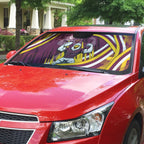 Sea Eagles Rugby Mascot Auto Sun Shade Fierce Athlete Graphic in Sports Style