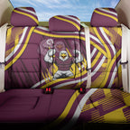 Sea Eagles Rugby Mascot Back Car Seat Cover Fierce Athlete Graphic in Sports Style