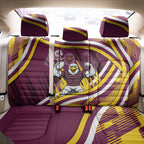 Sea Eagles Rugby Mascot Back Car Seat Cover Fierce Athlete Graphic in Sports Style