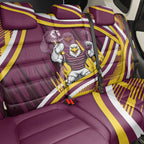 Sea Eagles Rugby Mascot Back Car Seat Cover Fierce Athlete Graphic in Sports Style