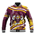 Sea Eagles Rugby Mascot Baseball Jacket Fierce Athlete Graphic in Sports Style
