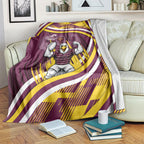 Sea Eagles Rugby Mascot Blanket Fierce Athlete Graphic in Sports Style
