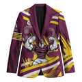 Sea Eagles Rugby Mascot Blazer Fierce Athlete Graphic in Sports Style