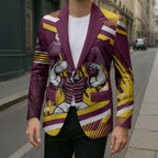 Sea Eagles Rugby Mascot Blazer Fierce Athlete Graphic in Sports Style