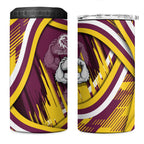 Sea Eagles Rugby Mascot 4 in 1 Can Cooler Tumbler Fierce Athlete Graphic in Sports Style