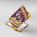 Sea Eagles Rugby Mascot Canvas Wall Art Fierce Athlete Graphic in Sports Style