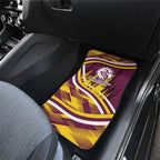 Sea Eagles Rugby Mascot Car Mats Fierce Athlete Graphic in Sports Style