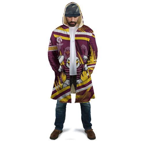 Sea Eagles Rugby Mascot Cloak Fierce Athlete Graphic in Sports Style