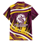Sea Eagles Rugby Mascot Family Matching Long Sleeve Bodycon Dress and Hawaiian Shirt Fierce Athlete Graphic in Sports Style