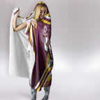 Sea Eagles Rugby Mascot Hooded Blanket Fierce Athlete Graphic in Sports Style