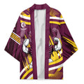 Sea Eagles Rugby Mascot Kimono Fierce Athlete Graphic in Sports Style