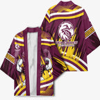 Sea Eagles Rugby Mascot Kimono Fierce Athlete Graphic in Sports Style