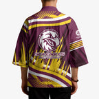 Sea Eagles Rugby Mascot Kimono Fierce Athlete Graphic in Sports Style