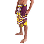 Sea Eagles Rugby Mascot Lavalava Fierce Athlete Graphic in Sports Style
