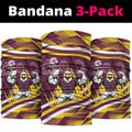 Sea Eagles Rugby Mascot Neck Gaiter Fierce Athlete Graphic in Sports Style