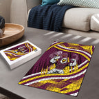 Sea Eagles Rugby Mascot Puzzle Fierce Athlete Graphic in Sports Style