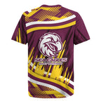 Sea Eagles Rugby Mascot Rugby Jersey Fierce Athlete Graphic in Sports Style