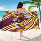 Sea Eagles Rugby Mascot Sarong Fierce Athlete Graphic in Sports Style