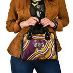 Sea Eagles Rugby Mascot Shoulder Handbag Fierce Athlete Graphic in Sports Style