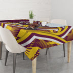 Sea Eagles Rugby Mascot Tablecloth Fierce Athlete Graphic in Sports Style