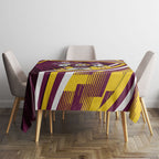 Sea Eagles Rugby Mascot Tablecloth Fierce Athlete Graphic in Sports Style