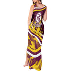 Sea Eagles Rugby Mascot Tank Maxi Dress Fierce Athlete Graphic in Sports Style