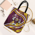 Sea Eagles Rugby Mascot Tote Bag Fierce Athlete Graphic in Sports Style