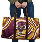 Sea Eagles Rugby Mascot Travel Bag Fierce Athlete Graphic in Sports Style