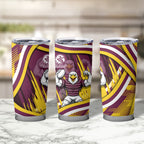Sea Eagles Rugby Mascot Tumbler Cup Fierce Athlete Graphic in Sports Style