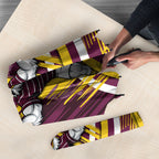 Sea Eagles Rugby Mascot Umbrella Fierce Athlete Graphic in Sports Style