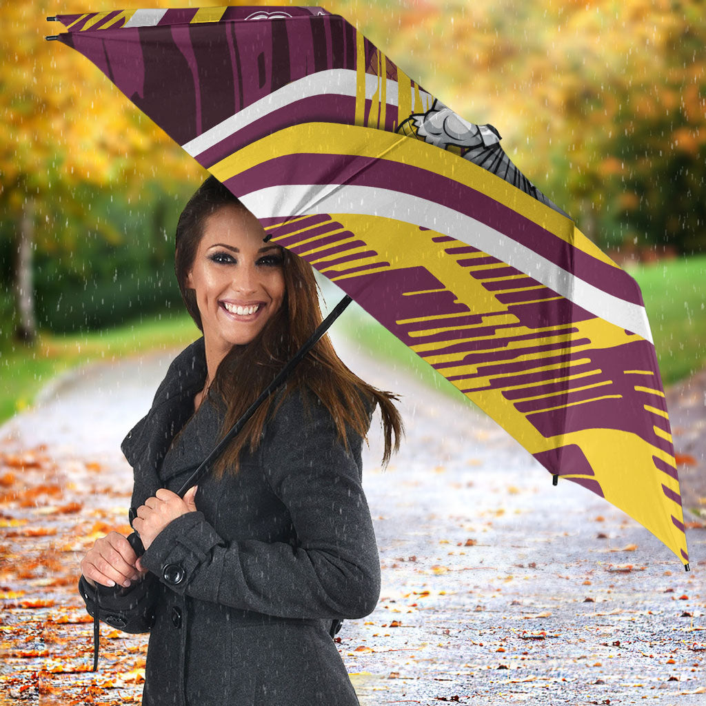 Sea Eagles Rugby Mascot Umbrella Fierce Athlete Graphic in Sports Style