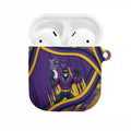 Melbourne Storm Rugby Mascot AirPods Case Fierce Athlete Graphic in Sports Style