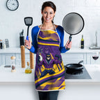 Melbourne Storm Rugby Mascot Apron Fierce Athlete Graphic in Sports Style
