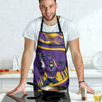 Melbourne Storm Rugby Mascot Apron Fierce Athlete Graphic in Sports Style