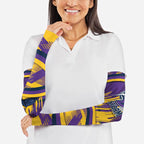 Melbourne Storm Rugby Mascot Arm Sleeves Fierce Athlete Graphic in Sports Style