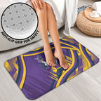 Melbourne Storm Rugby Mascot Bathroom Set Fierce Athlete Graphic in Sports Style