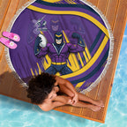 Melbourne Storm Rugby Mascot Beach Blanket Fierce Athlete Graphic in Sports Style
