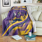 Melbourne Storm Rugby Mascot Blanket Fierce Athlete Graphic in Sports Style