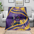 Melbourne Storm Rugby Mascot Blanket Fierce Athlete Graphic in Sports Style