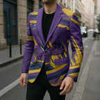 Melbourne Storm Rugby Mascot Blazer Fierce Athlete Graphic in Sports Style
