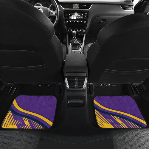 Melbourne Storm Rugby Mascot Car Mats Fierce Athlete Graphic in Sports Style