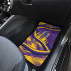 Melbourne Storm Rugby Mascot Car Mats Fierce Athlete Graphic in Sports Style