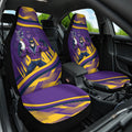 Melbourne Storm Rugby Mascot Car Seat Cover Fierce Athlete Graphic in Sports Style