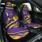 Melbourne Storm Rugby Mascot Car Seat Cover Fierce Athlete Graphic in Sports Style
