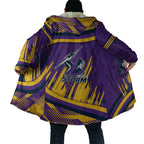 Melbourne Storm Rugby Mascot Cloak Fierce Athlete Graphic in Sports Style
